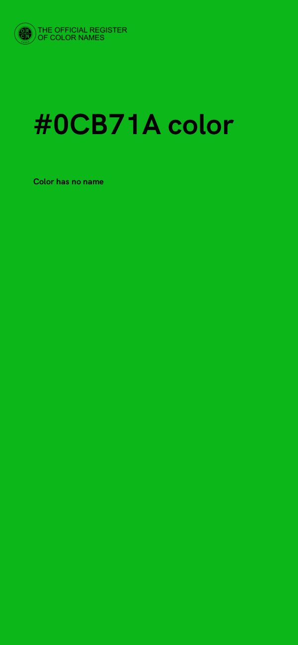 #0CB71A color image