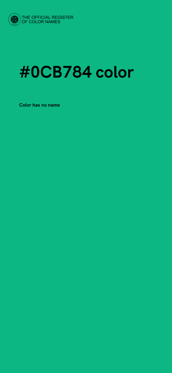 #0CB784 color image