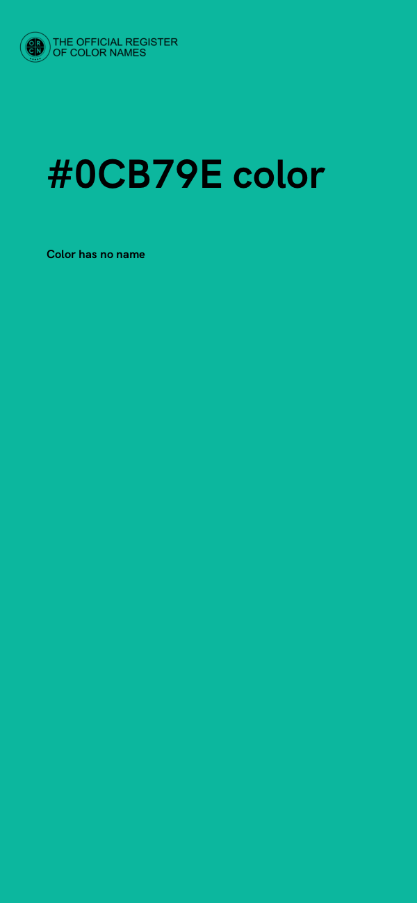 #0CB79E color image