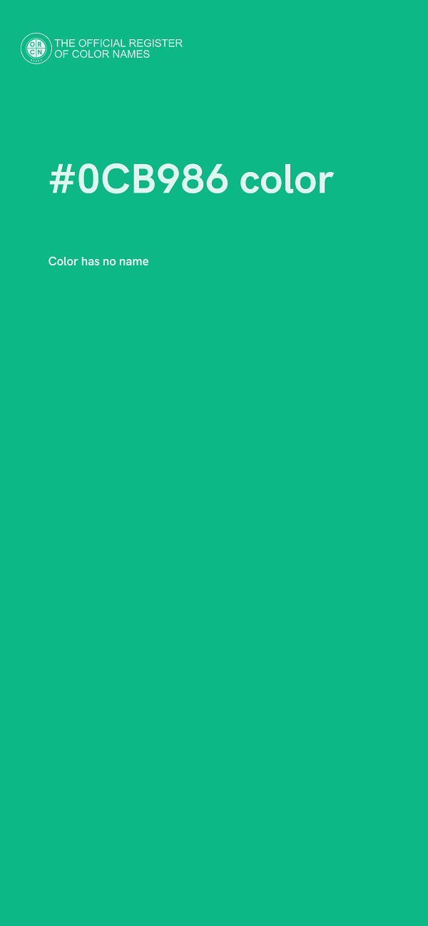 #0CB986 color image