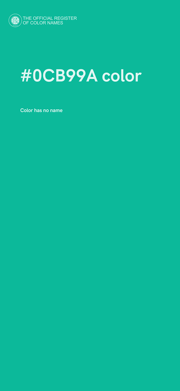 #0CB99A color image