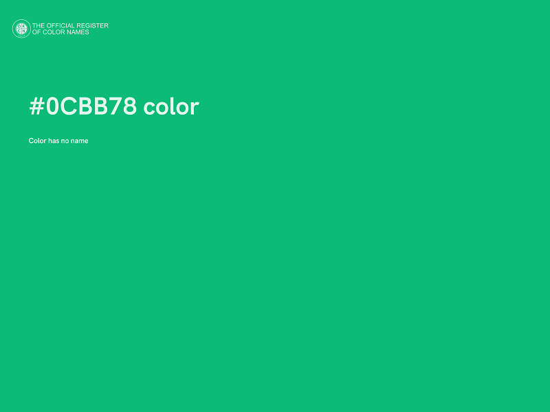 #0CBB78 color image