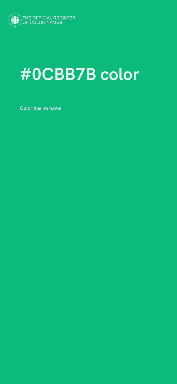 #0CBB7B color image
