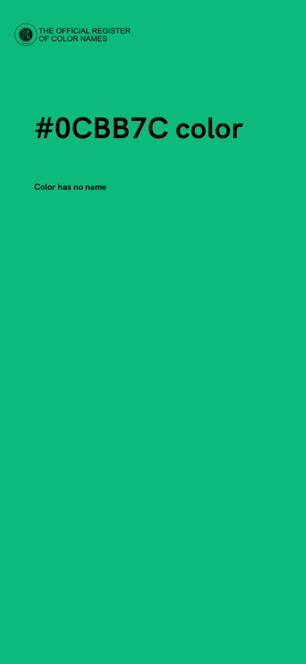 #0CBB7C color image