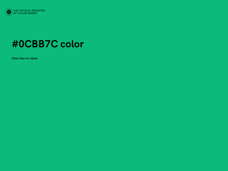#0CBB7C color image