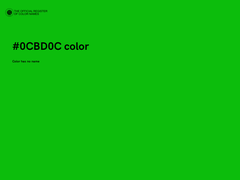 #0CBD0C color image