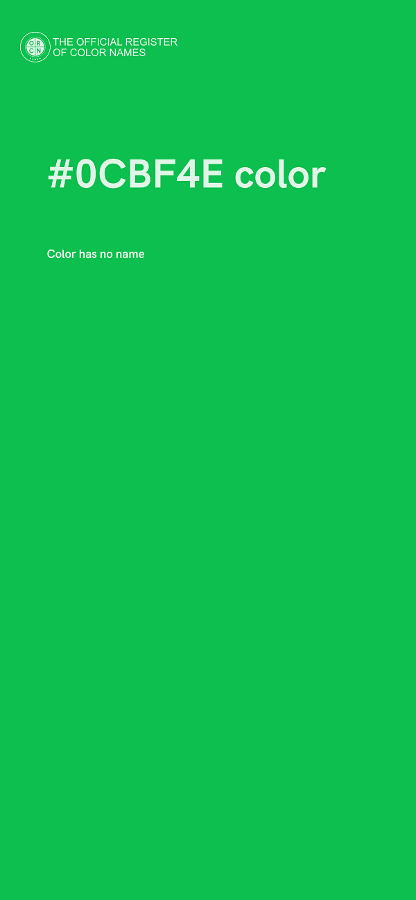#0CBF4E color image
