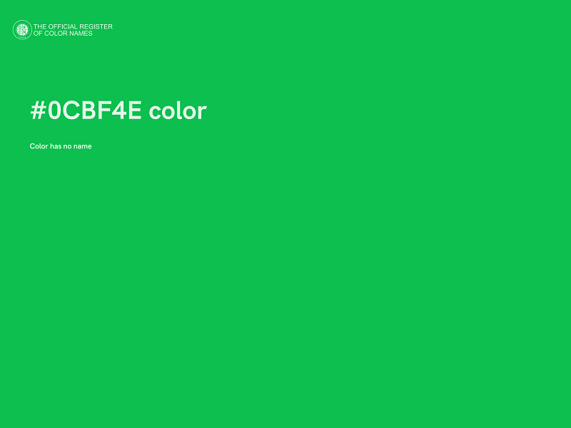 #0CBF4E color image
