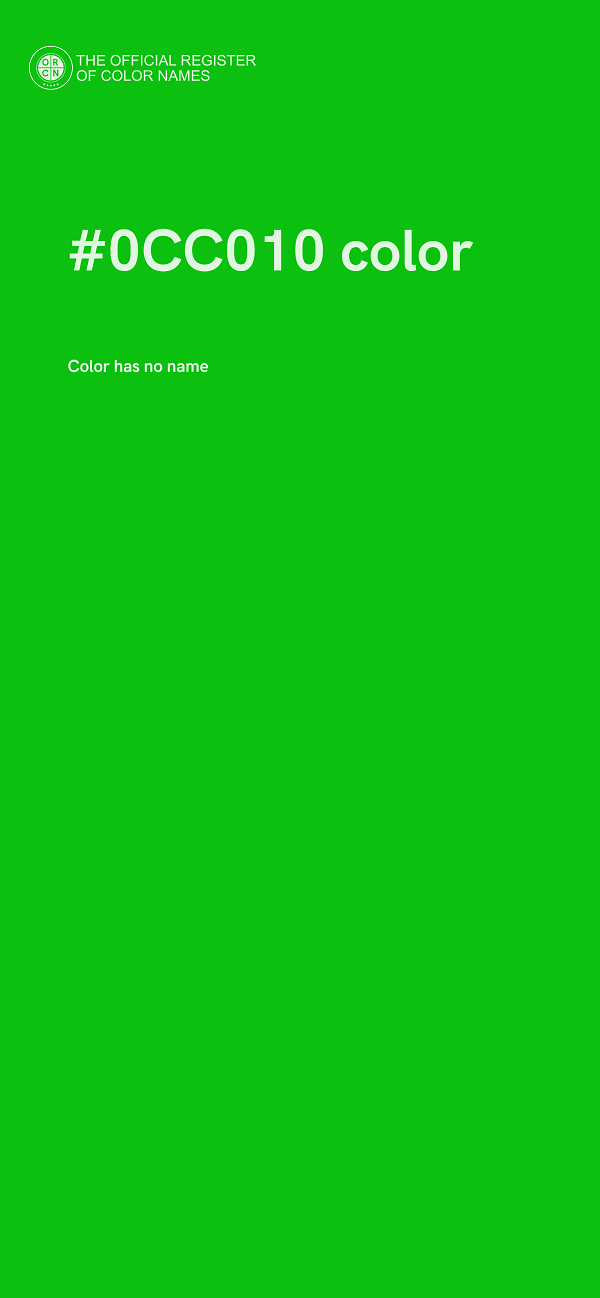 #0CC010 color image