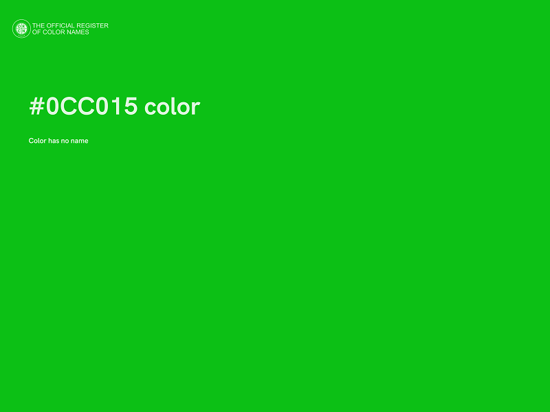 #0CC015 color image