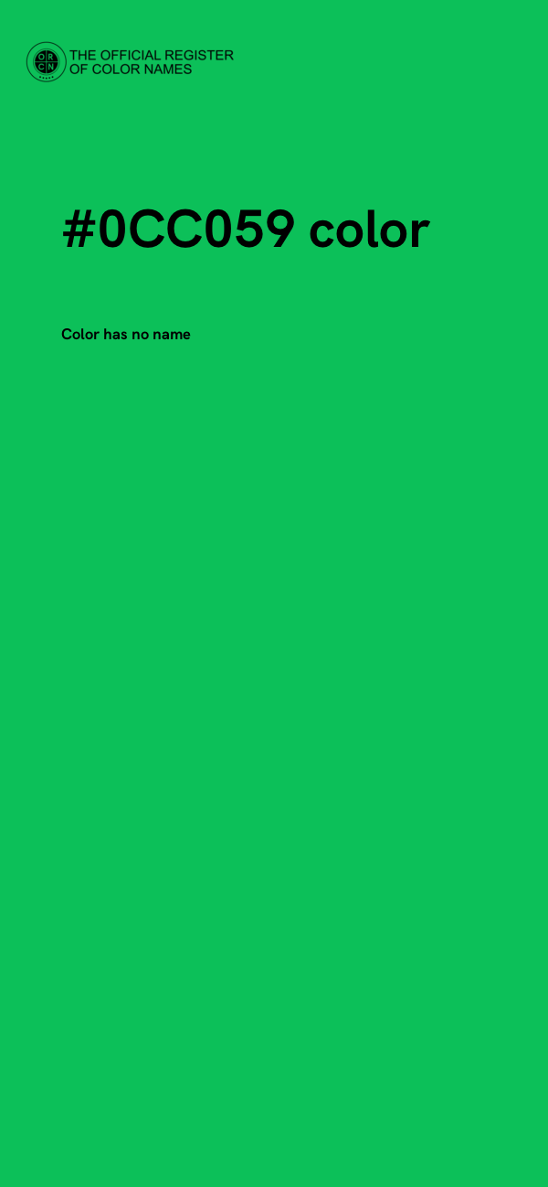#0CC059 color image