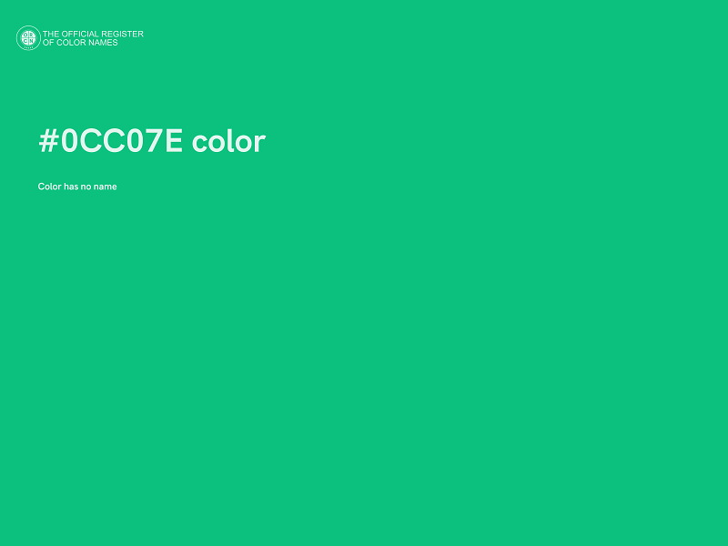 #0CC07E color image