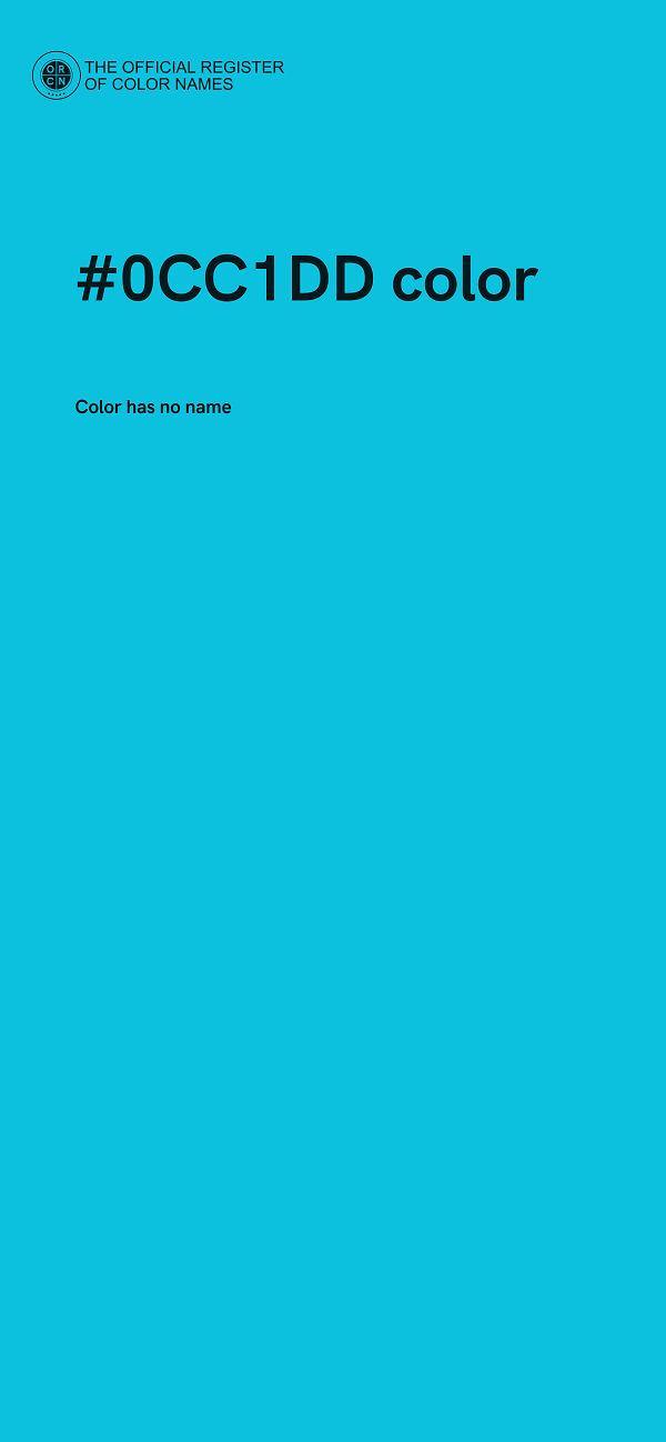 #0CC1DD color image
