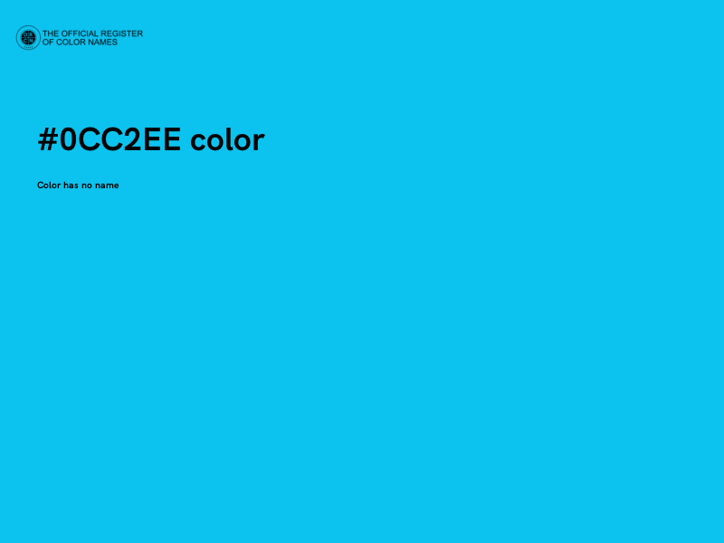 #0CC2EE color image
