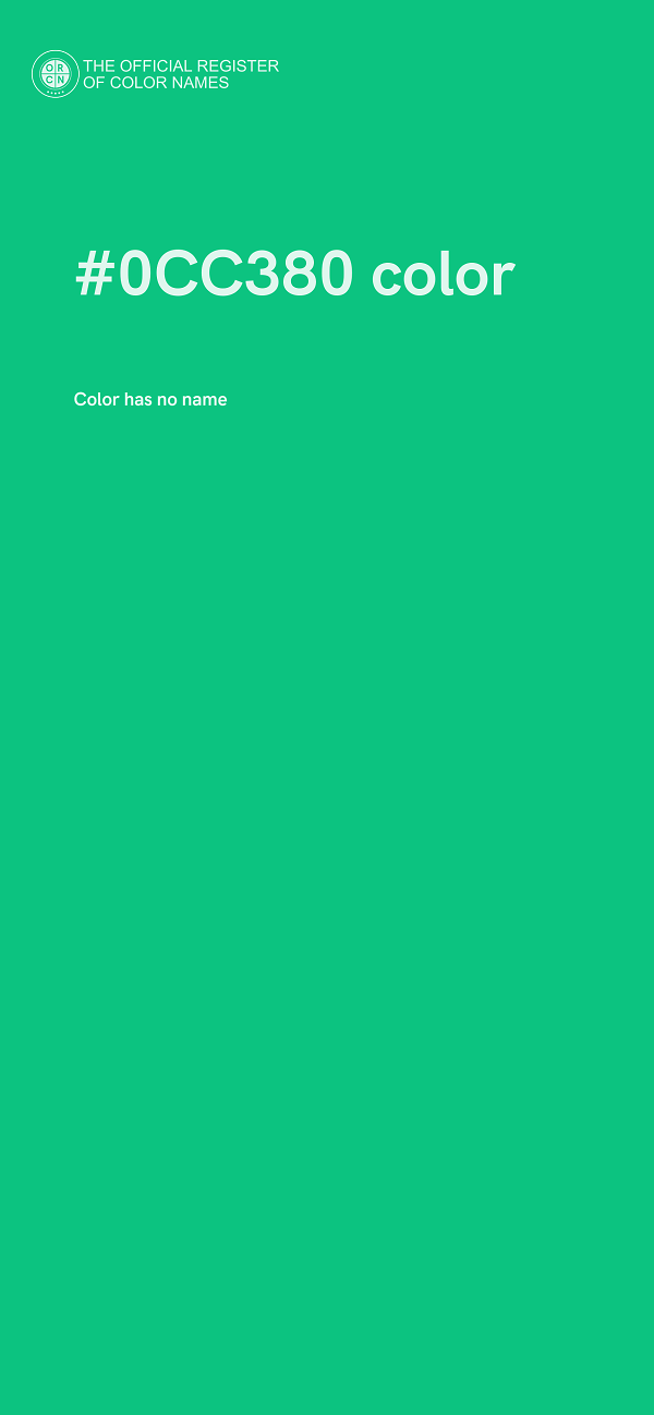 #0CC380 color image