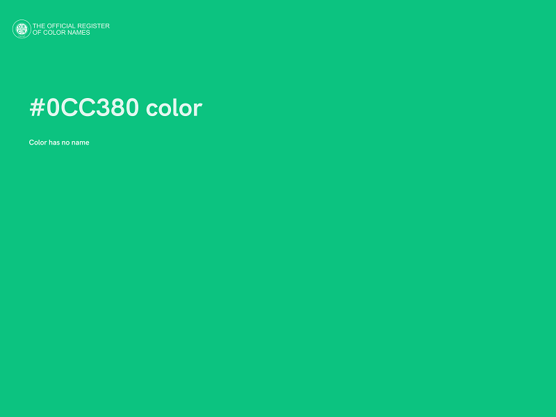 #0CC380 color image