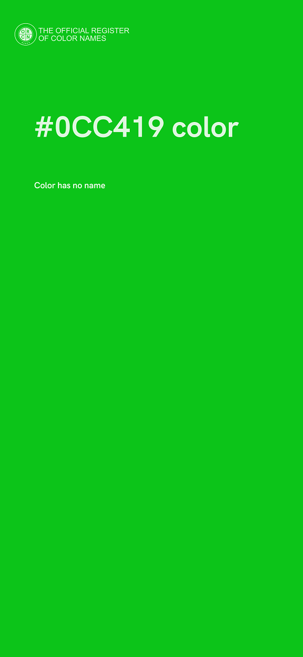 #0CC419 color image