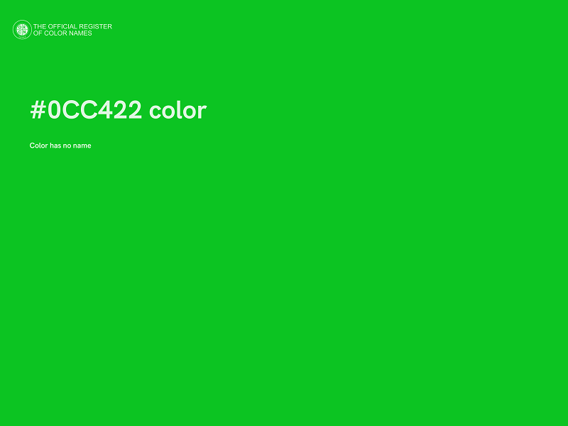 #0CC422 color image