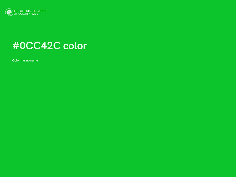 #0CC42C color image