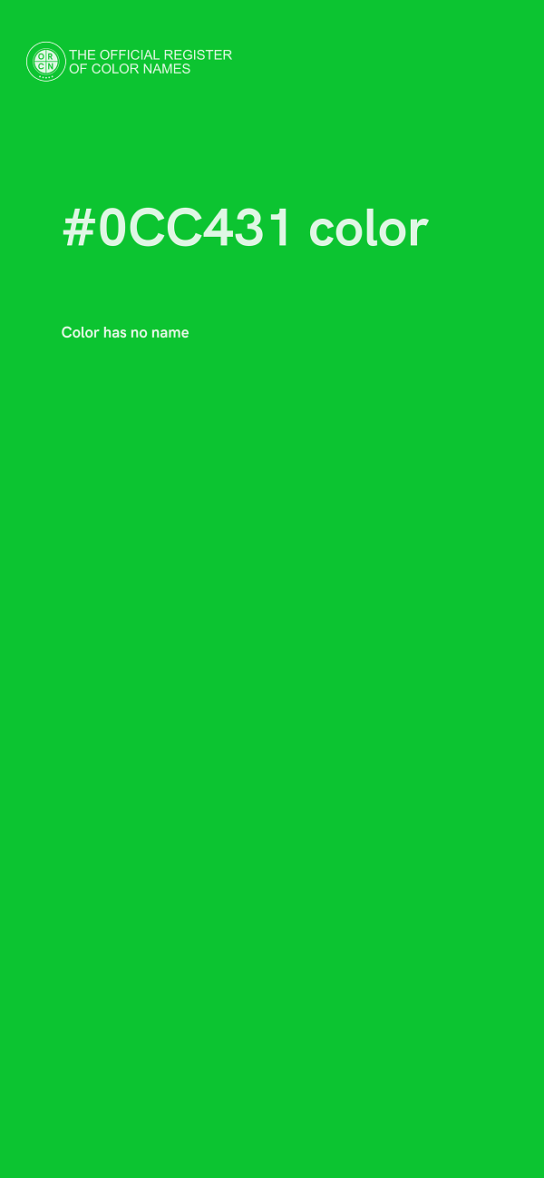 #0CC431 color image