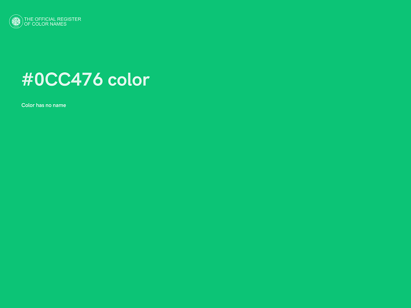#0CC476 color image