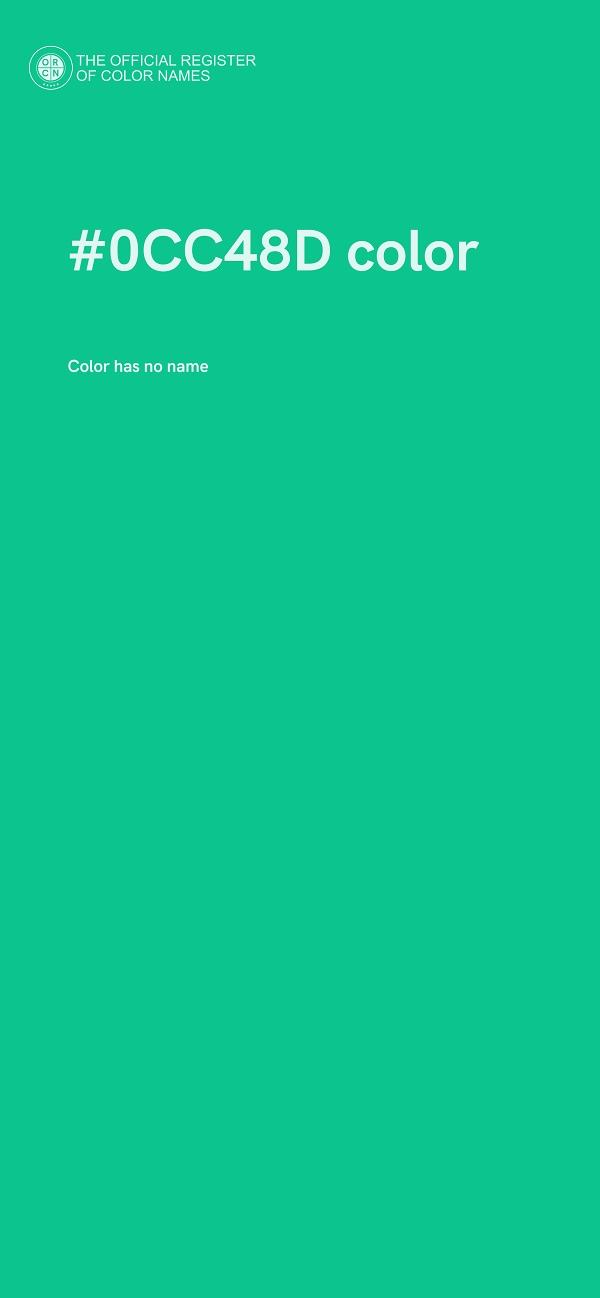 #0CC48D color image