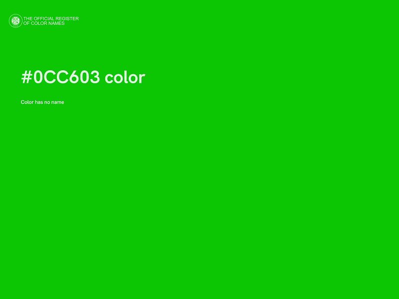 #0CC603 color image