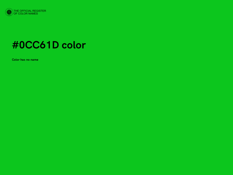 #0CC61D color image