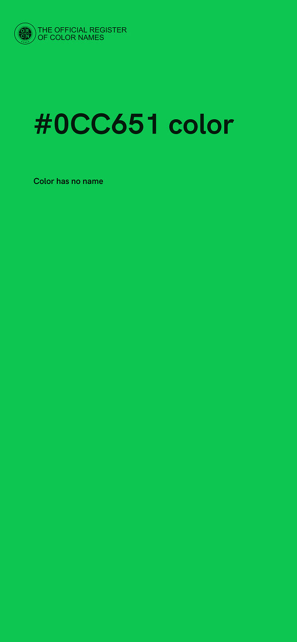 #0CC651 color image
