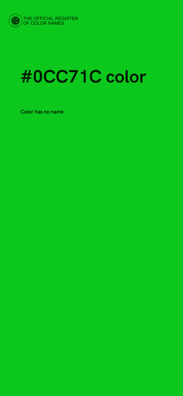 #0CC71C color image