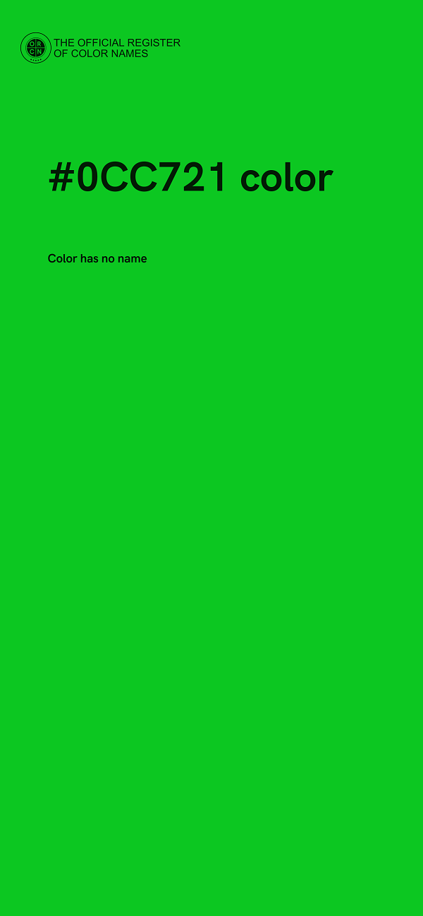 #0CC721 color image