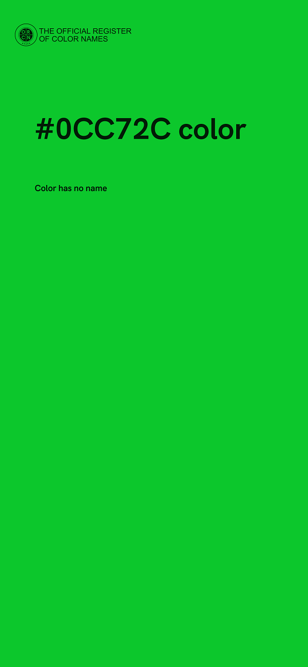 #0CC72C color image