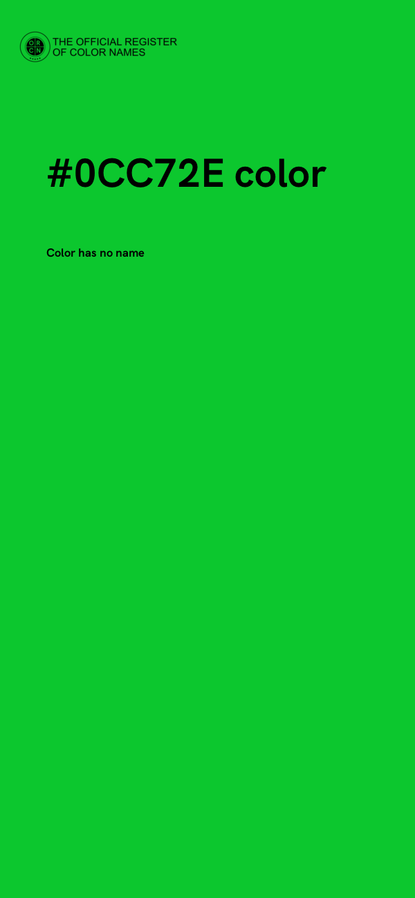 #0CC72E color image