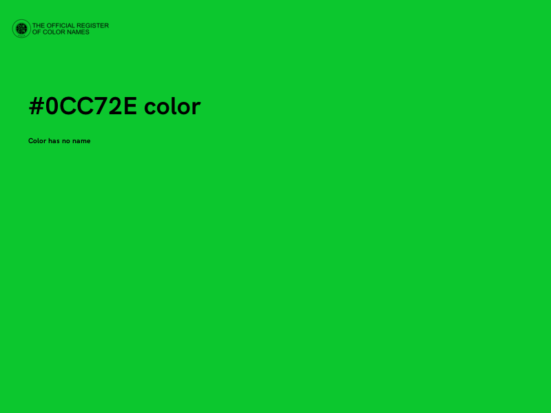 #0CC72E color image