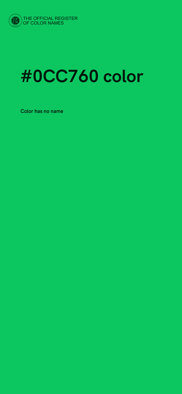 #0CC760 color image