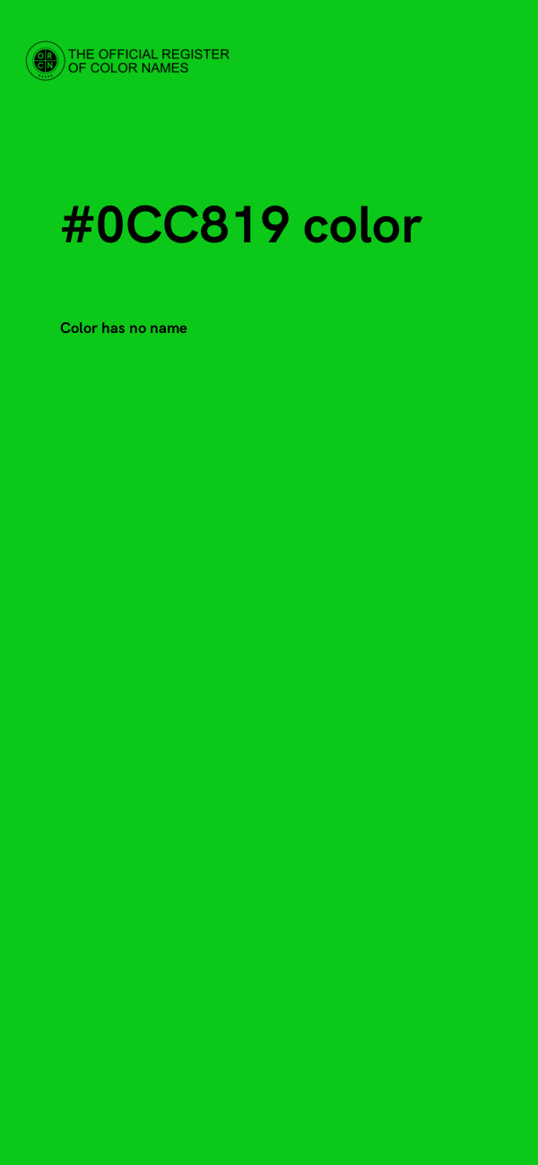 #0CC819 color image