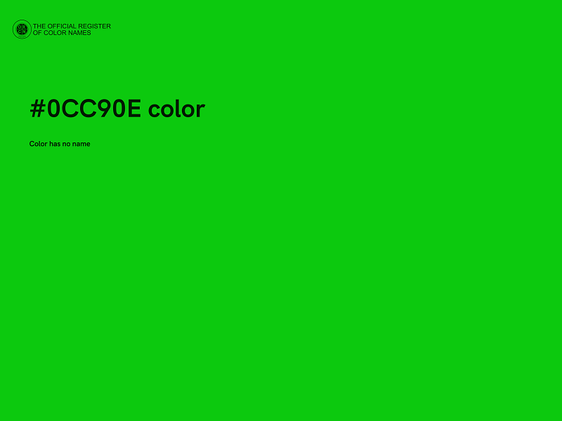 #0CC90E color image