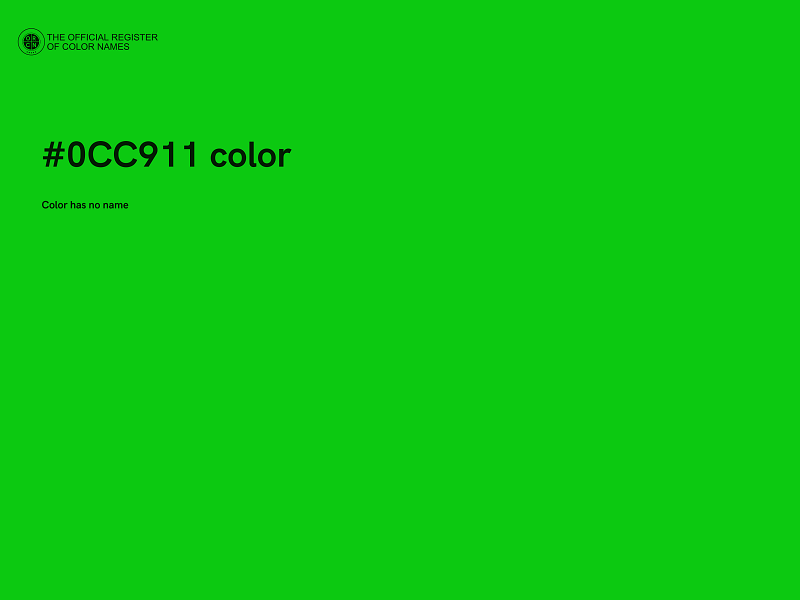 #0CC911 color image