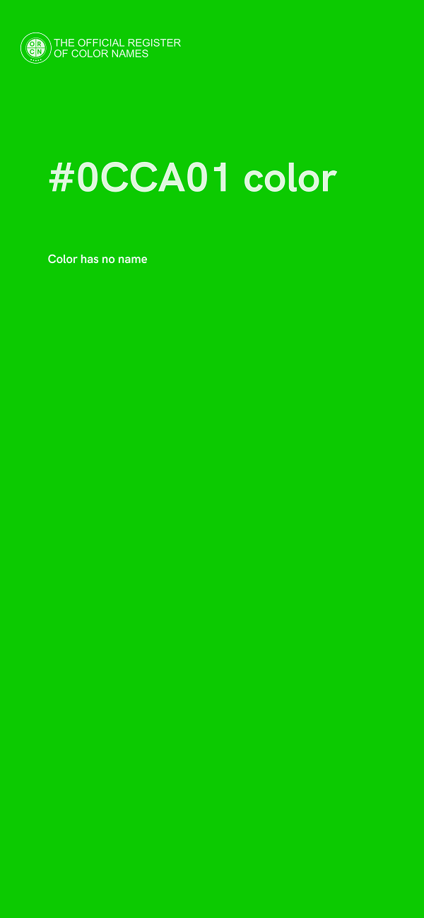 #0CCA01 color image
