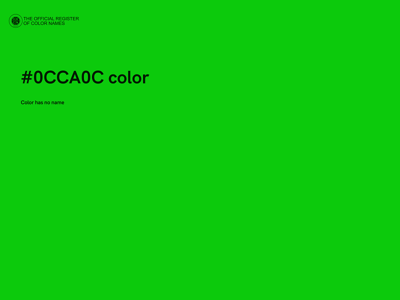 #0CCA0C color image