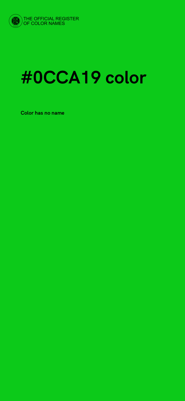 #0CCA19 color image