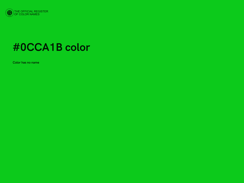 #0CCA1B color image