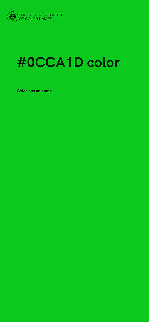 #0CCA1D color image