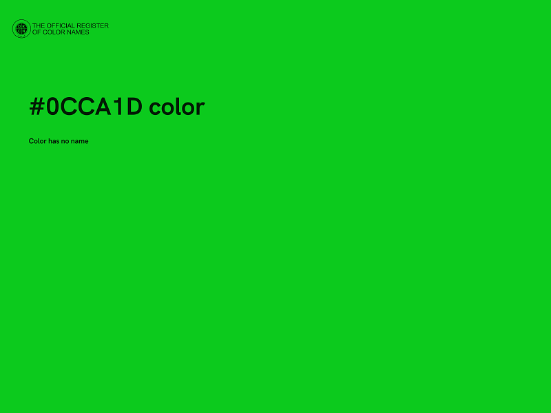 #0CCA1D color image