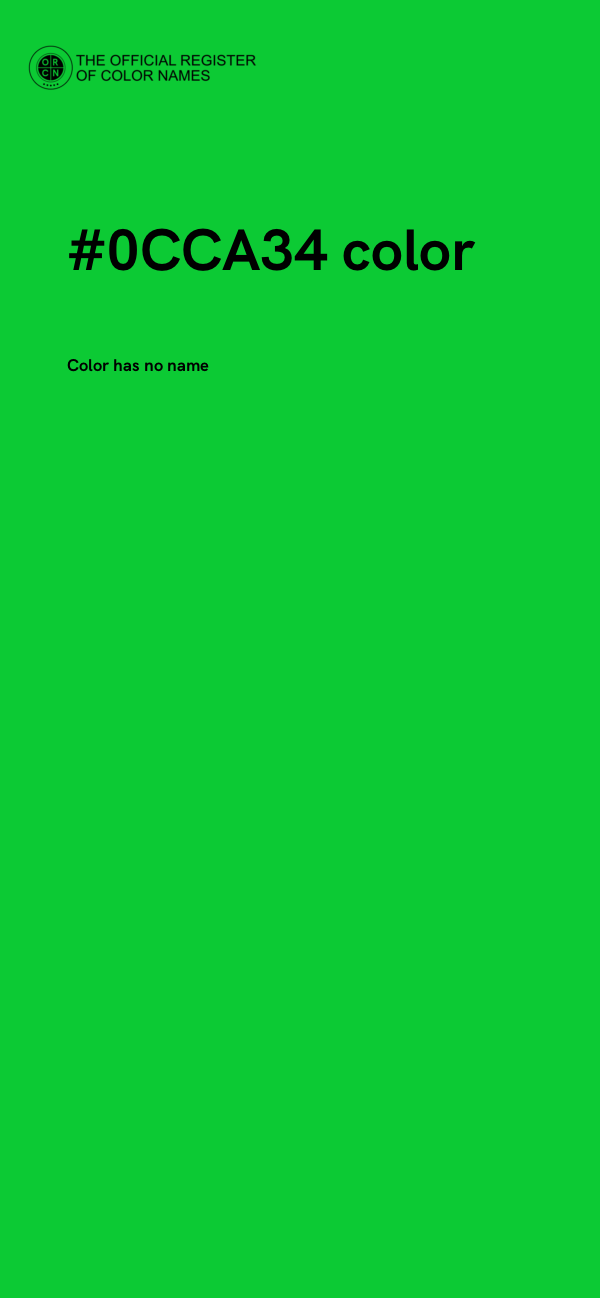 #0CCA34 color image