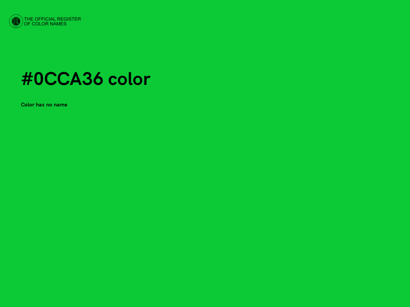 #0CCA36 color image