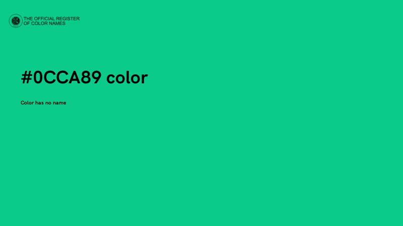 #0CCA89 color image
