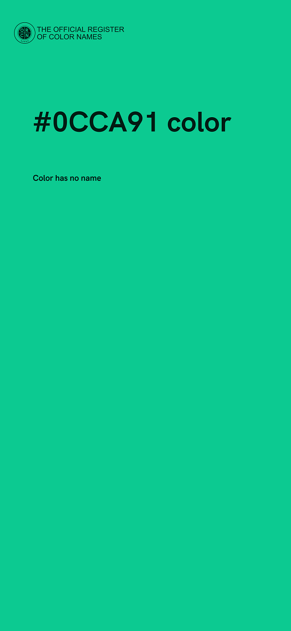 #0CCA91 color image