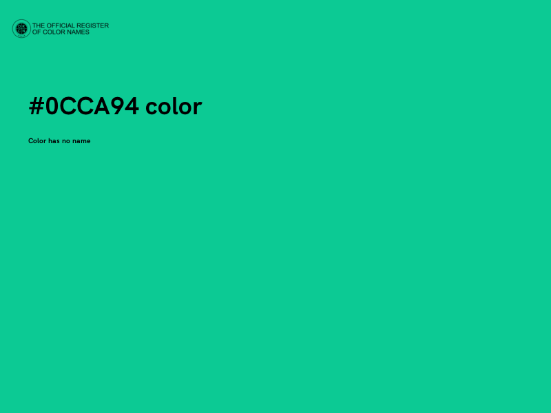 #0CCA94 color image