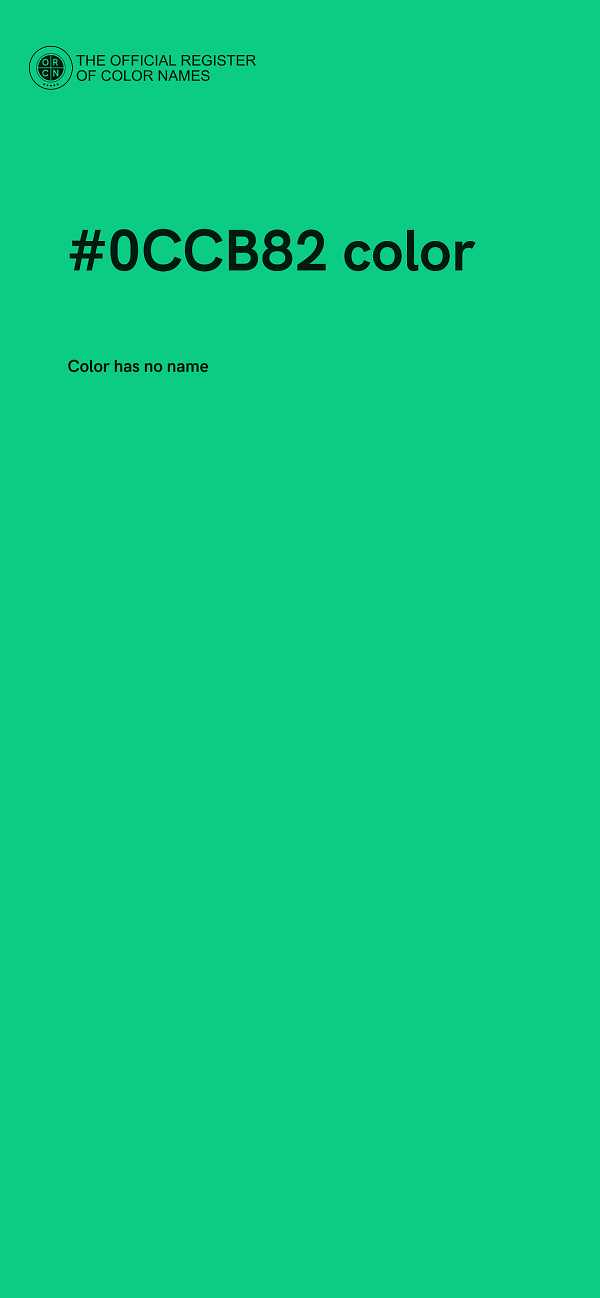 #0CCB82 color image